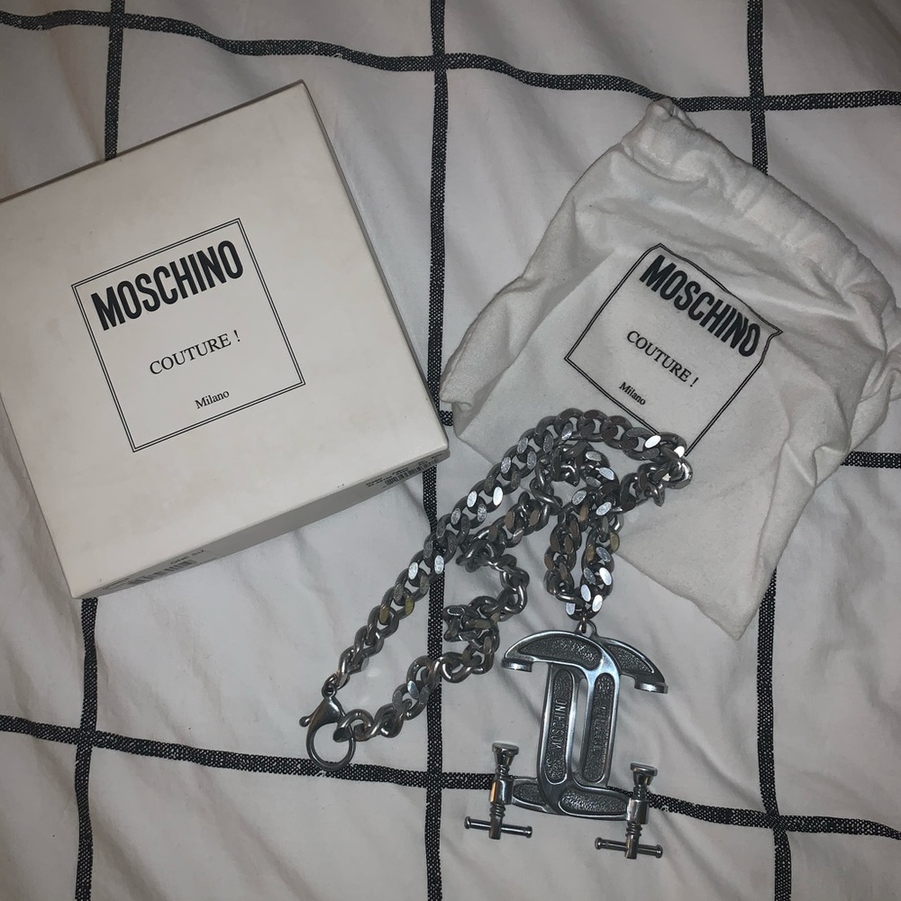 SOLD ON DEPOP!!!!MOSCHINO SS16 RUNWAY NECKLACE